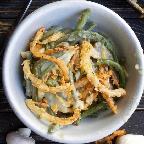 Vegan Green Bean Casserole