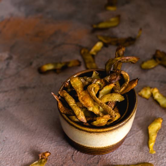 Potatoe peel chips