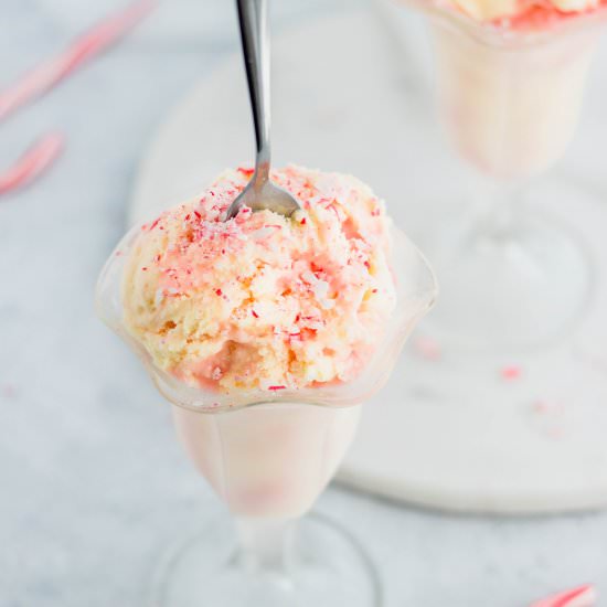 Candy Cane Swirl Ice Cream