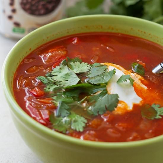 Black Bean Mexican Soup