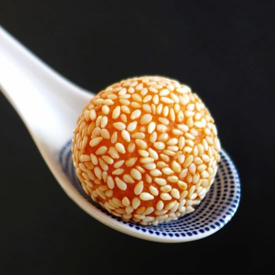 Sweet potato sesame balls