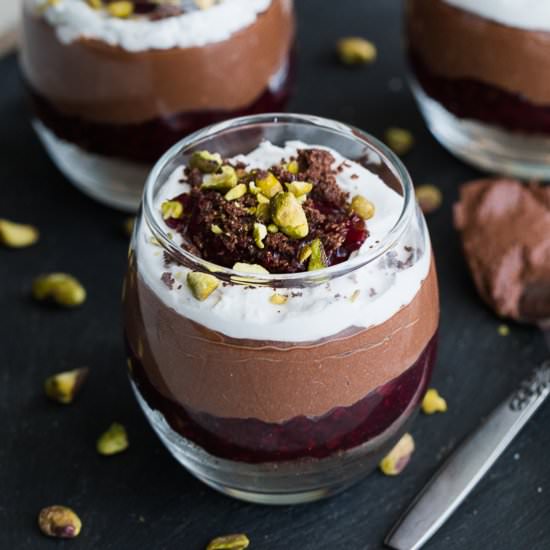 Chocolate Cheesecake Parfaits