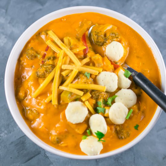Healthy Broccoli Cheese Soup