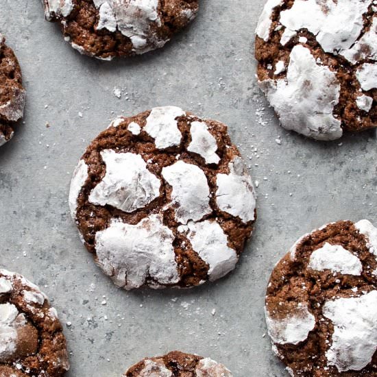 Chocolate Crinkle Cookies