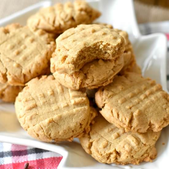 Gluten Free Peanut Butter Cookies
