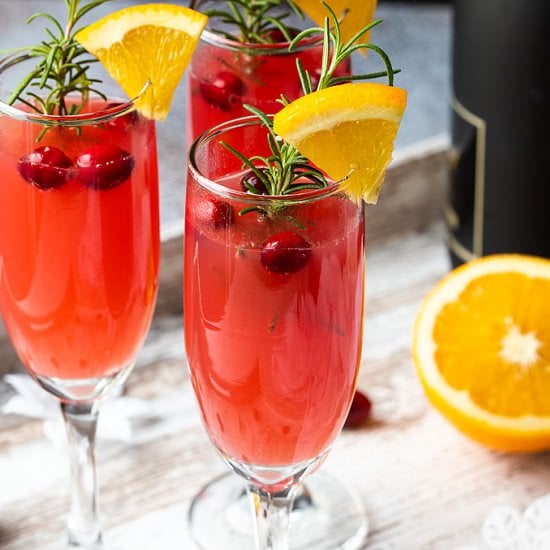 cranberry orange mimosa