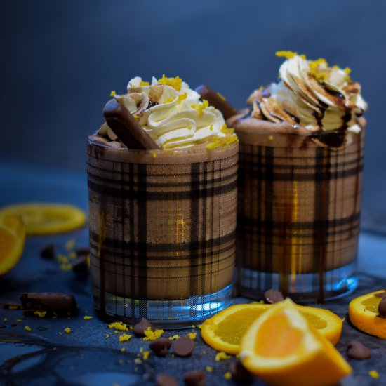 Orange Mocha Frappuccinos