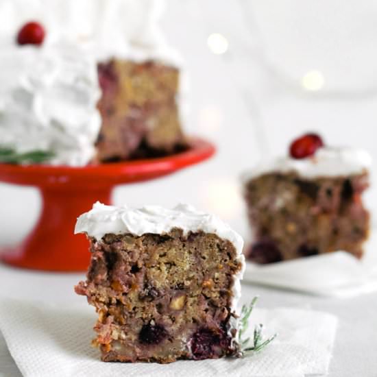 Low Sugar Xmas Cake