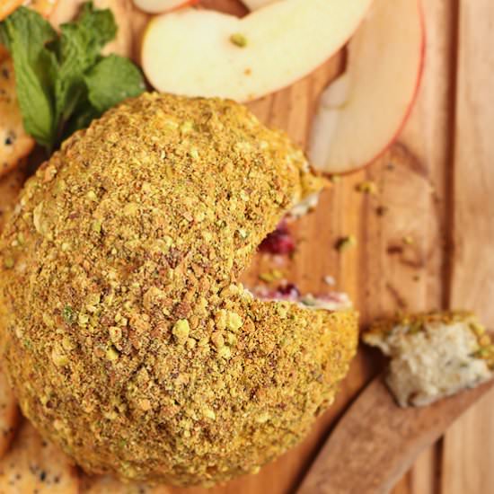 Vegan Holiday Cheese Ball