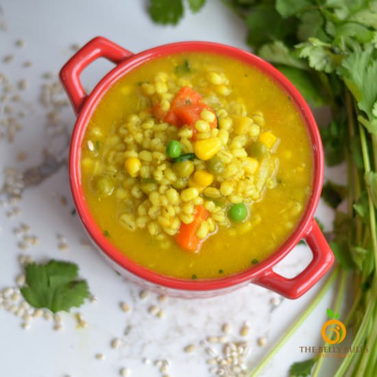 INSTANT POT VEGETABLE BARLEY SOUP