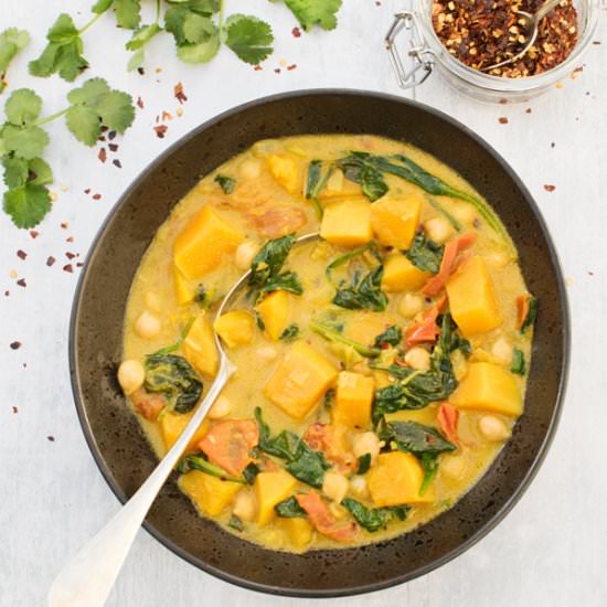 Butternut Squash And Chickpea Curry