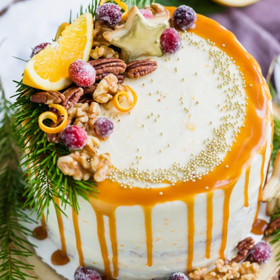 Gingerbread Orange Layer Cake