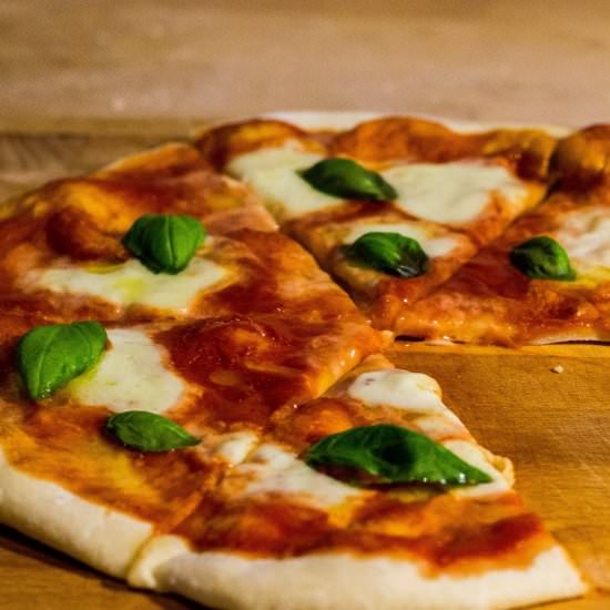 Home made pizza dough