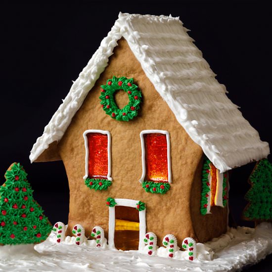 Vegan Gingerbread House