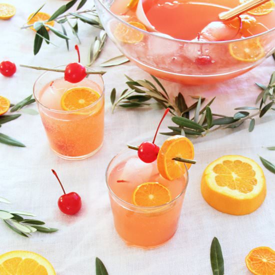 Cherry 7up spiked punch