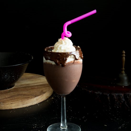 Homemade Rich Chocolate Eggnog
