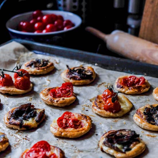 Gruyère Puff Pastry Tarts