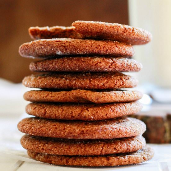 Soft Ginger Snap Cookies