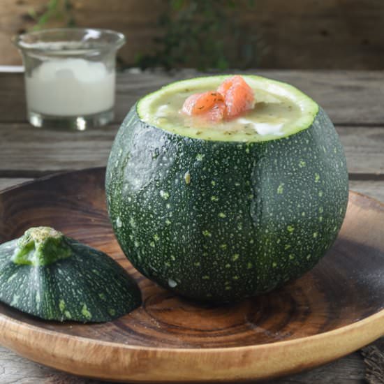 Rosemary zucchini soup