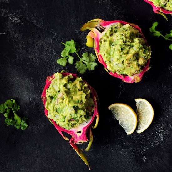 Dragon Fruit Guacamole