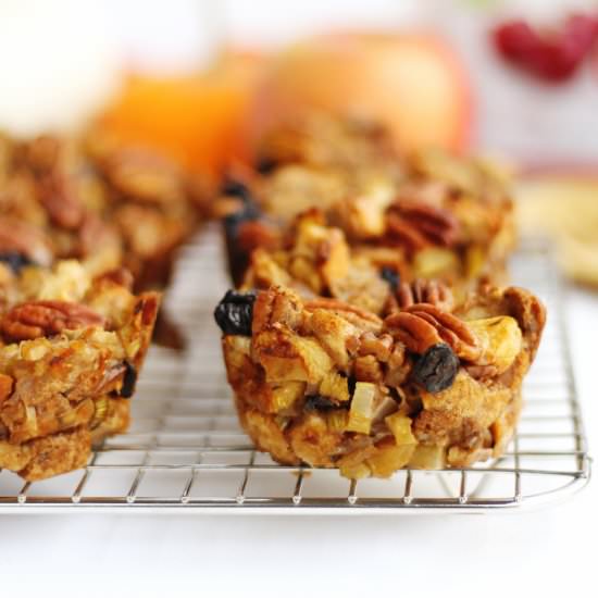 Vegetarian stuffing muffins