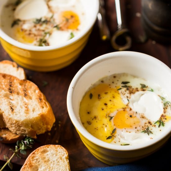 Baked Eggs for Breakfast