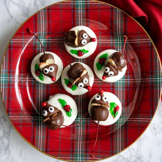 Chocolate Christmas Mice