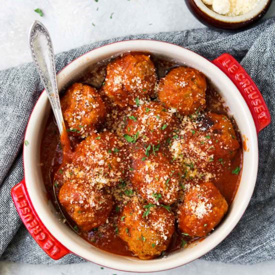 Easy Instant Pot Turkey Meatballs