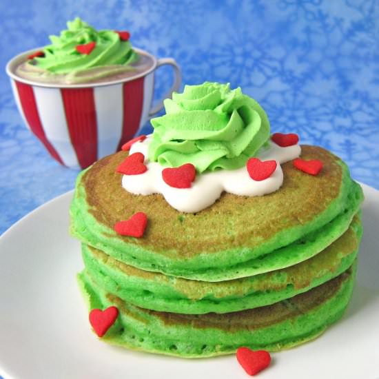 Grinch Pancakes