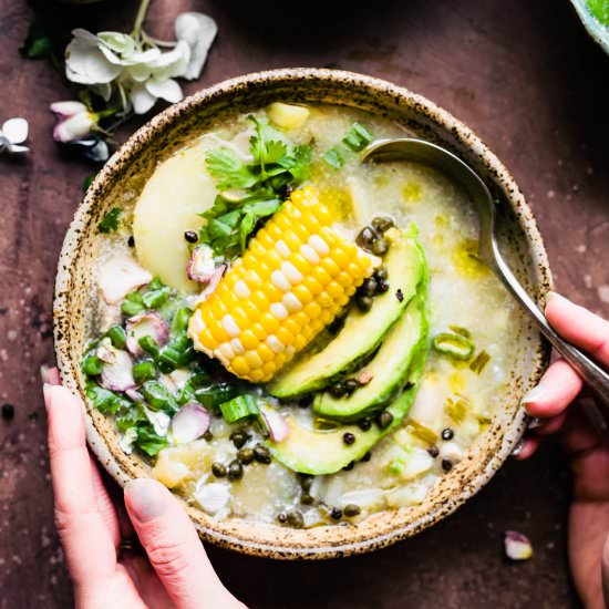 Colombian Chicken Potato Soup