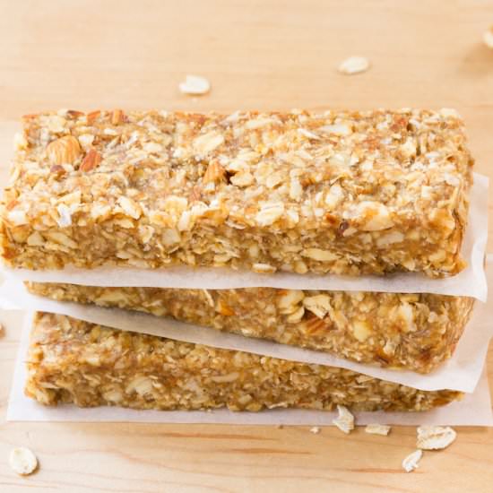 Granola Bars With Date Caramel