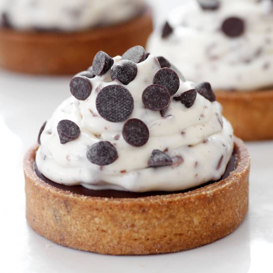 Chocolate Chip Vanilla Tart