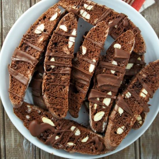 Almond Chocolate Biscotti