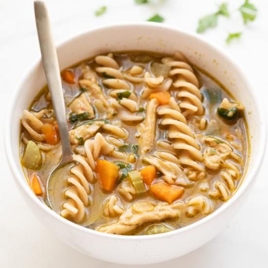 Vegan Chicken Noodle Soup