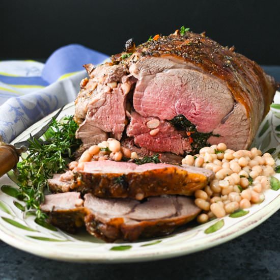 Stuffed Leg of Lamb
