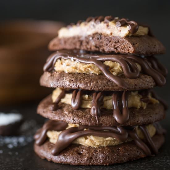 Peanut Butter Buckeye Brownie
