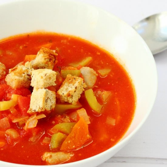 Tomato and Sausage Soup