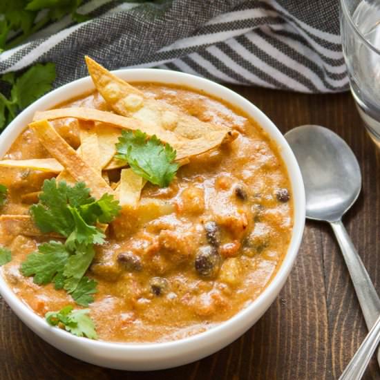 Vegan Enchilada Soup