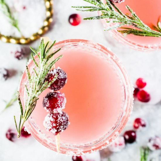Christmas Cranberry Margarita