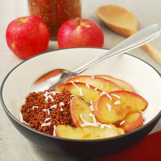 Apple Cinnamon Quinoa Breakfast