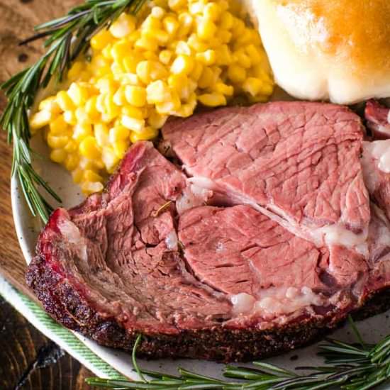 Smoked Prime Rib