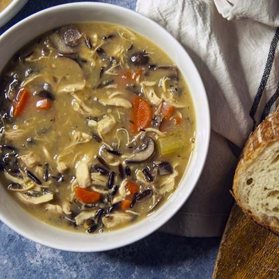 Creamy Chicken and Wild Rice Soup