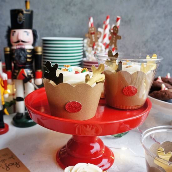 Reindeer Holiday Cupcakes