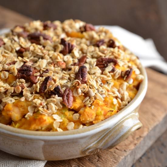 Sweet Potato Mash Crumble