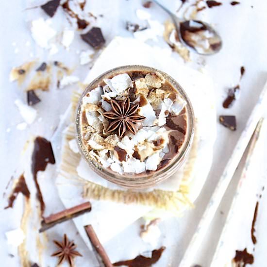 Chai Spiced Peanut Butter Cup Shake