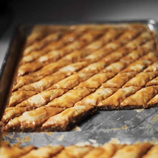 milk tea baklava