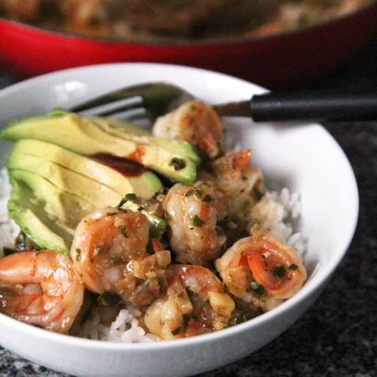 Spicy Garlic Butter Shrimp