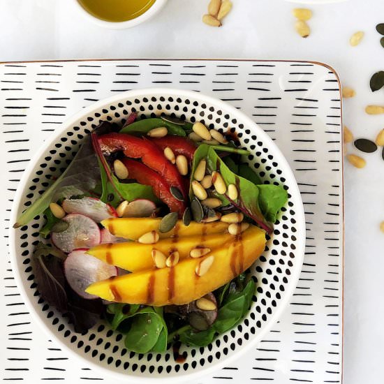 Green Mango and Pine Nuts Salad