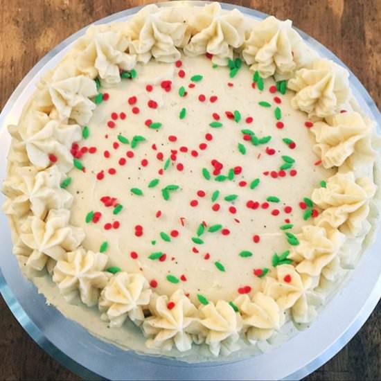 Eggnog Cake