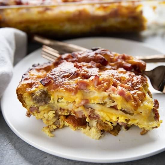 Stacked Breakfast Casserole